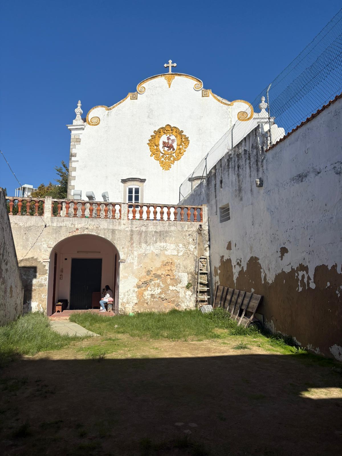 Current parish centre courtyard